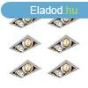 6 darabos sllyesztett spotlmpa kszlet acl AR111 llthat