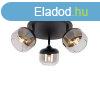 Design spotlmpa fekete arannyal s fstveggel 3-lmps ker