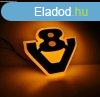 Fekete V8 vilgt log SRGA fnnyel