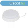 LED spotlmpa, 12W, falra szerelhet, kerek, meleg fehr fn
