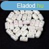 Rulla - cseh 2 lyuk veggyngy - 3x5mm - Chalk White Luster