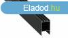 LED Alumnium Profil CLARO Fekete 2,02 mter