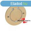 Legrand Mini kerek padldoboz csatlakozaljzathoz, csiszolt 