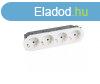 Legrand Cliane 4x2P+F sorolt fehr burkolattal, Legrand 067