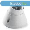 Manyag talpas foglalat E27 / porceln bettes, forgathat k