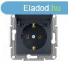 Schneider Asfora aljzat (dugalj) 2P+F, csapfedeles, keret n