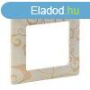 Legrand Valena Life egyes keret, rokok elefntcsont