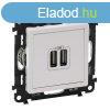 Legrand Valena Life ketts USB tltaljzat beptett tpegys