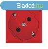 Fldelt dugalj MV45 2 modul piros