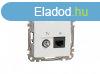 J SEDNA TV/RJ45 Cat6 UTP kombinlt aljzat, fehr