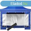 Pavilon Pop-up sszecsukhat rendezvnystor 3x3 m 4db oldal