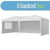 Pop-up sszecsukhat pavilon rendezvnystor 6x3 m fehr hor