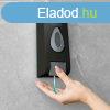 Szappanadagol - kzzel mkdtethet - 350 ml - fali - feket