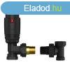 Termosztatikus raditor sarokszelep kszlet - 1/2" - fe