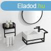 Welland 4 rszes frdszobabtor szett LED tkrrel - 43 cm