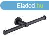 Welland Topaz 2 rszes WC papr tart - fekete (96307C-B)