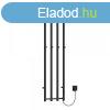 Elektromos design raditor termosztttal NERO Italia SWB001 
