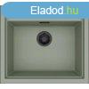 ELLECI Mosogattlca Sintesi 105 K82 Sage green fekete tarto
