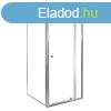 Flexi 80x80 cm sarokba szerelhet szgletes zuhanykabin zuha