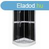 Classic 90x90 cm Black htfalas zuhanykabin zuhanytlcval