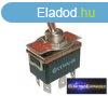 Karos kapcsol 2pol./6pin ON-ON 250V/10A