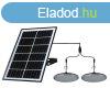 SOLAR LED PENDANT LIGHTS 2X5W IP65, BLACK