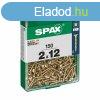 Csavaros doboz SPAX 4081020200122 Fa csavar Lapos fej (2 x 1