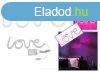 LOVE Neon felirat dekor LED lmpa Pink MD79B