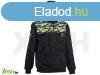 Gunki Windproof Gunki Camo Hoody Polr Pulver Fekete Xxl