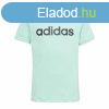 Gyermek Rvid ujj pl Adidas Linear Logo Zld Akvamarin MO