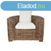 Karosszk Home ESPRIT Termszetes Sttbarna 100 x 85 x 68 c