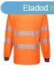 T185 - PW3 Hi-Vis hossz ujj pl - narancs / fekete