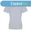 JP100F rvid ujj Ni gallros pl Just Polos, Heather Grey