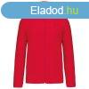 Uniszex cipzras mikropolr pulver, Kariban KA9102, Red-XL