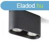 MANTOVA II mennyezeti lmpa matt fekete 230V LED GU10 2x7W