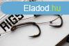 Korda - Basix Hair Rigs Wide Gape 8 18lb elkttt horog (KB