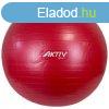 Gimnasztikai labda, durransmentes, 75 cm, piros, A-sport