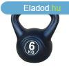 PE kettlebell cementtltettel, 6kg