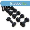 X100412 Hex neoprn kzislyz, 8kg, fekete