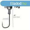 10 darab Jig Head Hook, Befogott lomfej horog