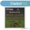 Drennan Wide Gape Specialist Barbless 08 horog