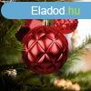 Karcsonyfadsz szett - gmbdsz - piros - 6 db / csomag 587