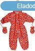 Disney Minnie baba kapucnis overall kesztyvel 56-62 piros