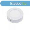 LED spotlmpa, 6W, falra szerelhet, kerek, fehr fny