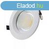 LED spotlmpa, 30W, COB, kerek, fehr fny