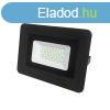 LED reflektor 30W, SMD fekete, 100, IP65 fehr fny, 15cm k