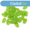 Cseh ktlyuk hasb - 2 hole bar gyngy - Transparent Opal L