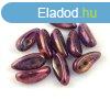 Chilli - cseh prselt ktlyuk gyngy - Crystal Burgundy Iri