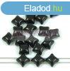 Wibeduo cseh prselt 2lyuk gyngy - Jet - 8mm