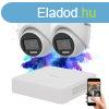 Hikvision TurboHD-TVI 2 kamers dome kamera rendszer 2MP sz